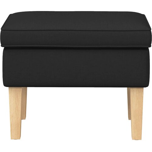  Stolica za noge Crna 55 x 35 x 41 cm Tkanina Slike