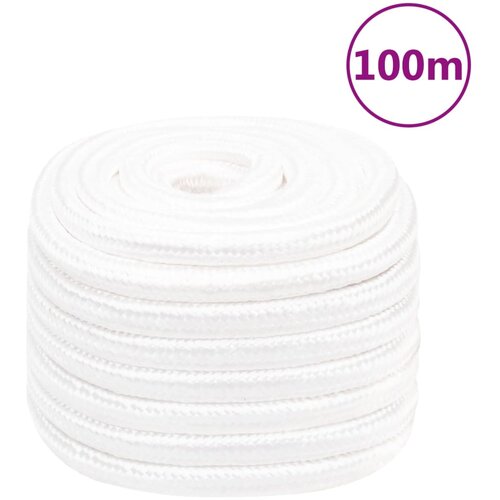 vidaXL Vrv za čoln popolnoma bela 20 mm 100 m polipropilen Cene