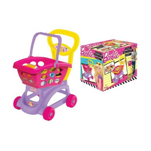 Barbie kolica+ korpa za kupovinu+namirnice (019728) Slike
