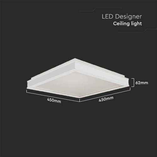  LED plafonsko svetlo LED/24W/230V 4000K 45x45 cm bela Slike