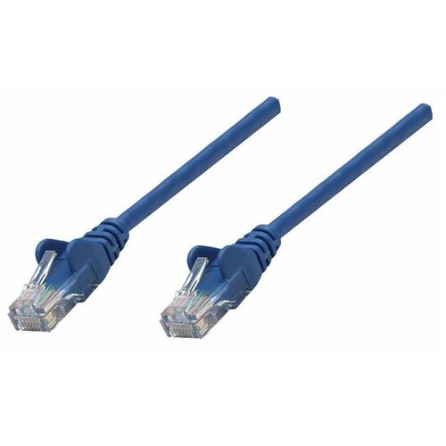 Intellinet 739931 RJ45 omrežni kabel\, Patch kabel CAT 6 U/UTP 0.25 m modra 1 kos, (20419819) Cene