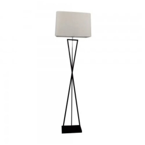 V-tac podna dizajnerska lampa sa kvadratnim abažurom 1xE27 Slike