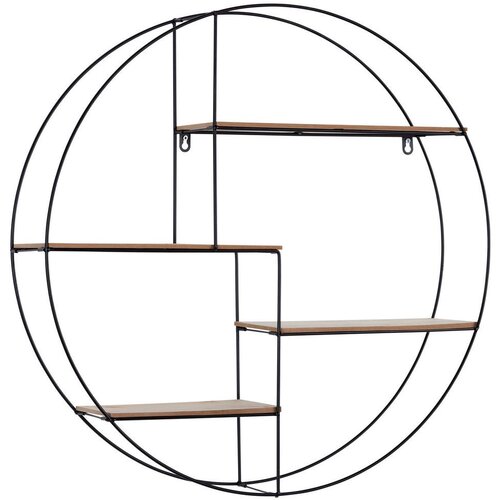 M&amp;ouml;max stenski regal rom 1, kovina, les, &amp;Oslash; 70 cm Slike