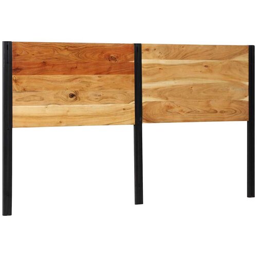 VidaXL Uzglavlje 180 cm Puno drvo bagrem i željezo Slike