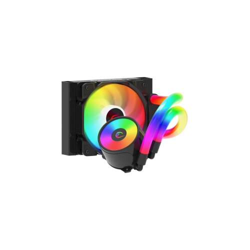 CPU hladnjak AIO Liquid RAMPAGE ICEBLADE C4 72CFM 2000RPM ARGB ventilator AM5/LGA1700 120mm Black Cijene