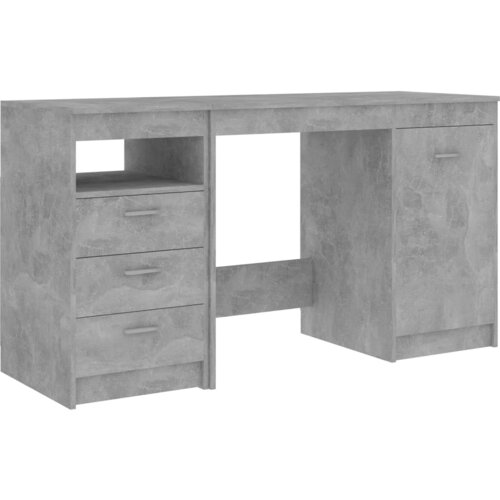 vidaXL Pisalna miza betonsko siva 140x50x76 cm iverna plošča, (20608852) Cene
