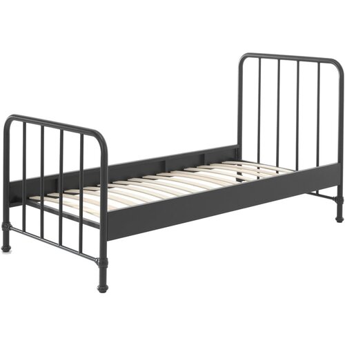 Vipack Sivi metalni dječji krevet 90x200 cm BRONXX – Cijene
