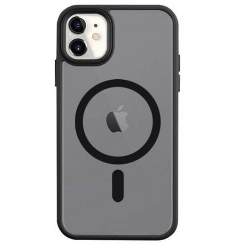 TACTICAL Asphalt MagForce silikonski ovitek za iPhone 11 - prozorno črn Slike