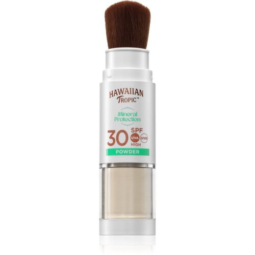 Hawaiian Tropic Mineral Protection Powder Brush za&amp;scaron;čitni vodoodporni puder za sončenje SPF 30 4.25 g Slike