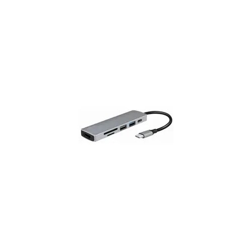 Logilink UA0343 laptop dock /port replicator USB 3.2 Gen 1 (3.1 Gen 1) Type-C Aluminium Slike