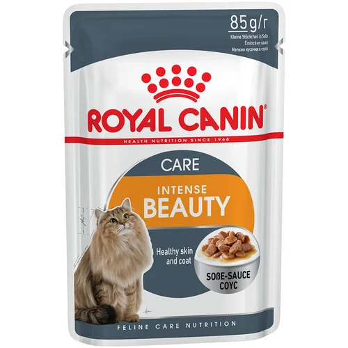 Royal Canin Hair & Skin Care - Kot dopolnilo: 12 x 85 g Intense Beauty v omaki