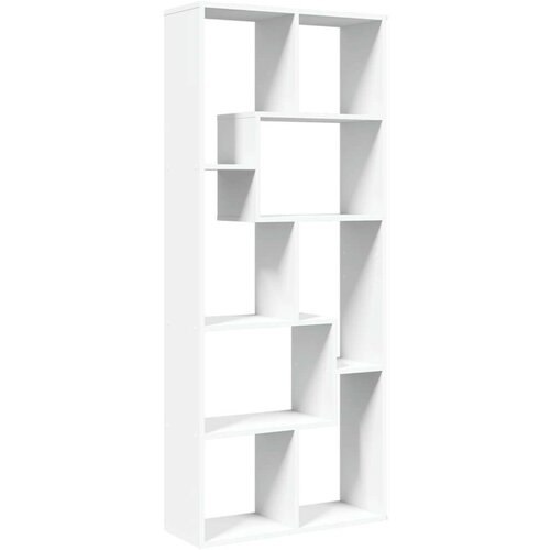 VidaXL Sobna pregrada / regal za knjige bijeli 67x25x161,5 cm drveni Slike