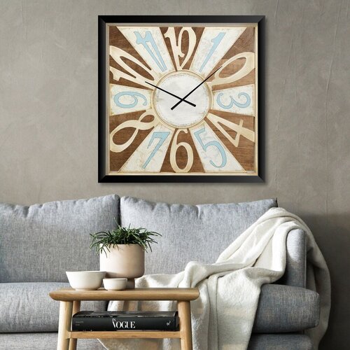 Wallity Dekorativni zidni sat STMDF07202, 45x45 cm Cene