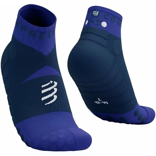 Compressport Ultra Trail Low Socks Dazzling Blue/Dress Blues/White T3 Čarape za trčanje