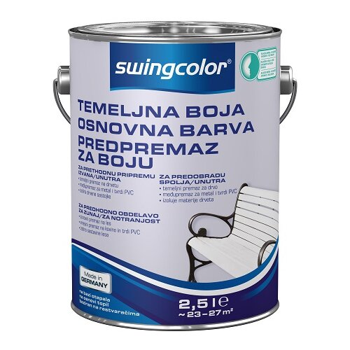 SWINGCOLOR Temeljna boja (Bijele boje, 2,5 l) Slike
