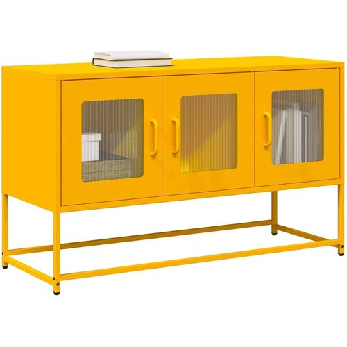 vidaXL TV ormarić senf žuti 100,5x39x60,5 cm hladno valjani čelik Cijene