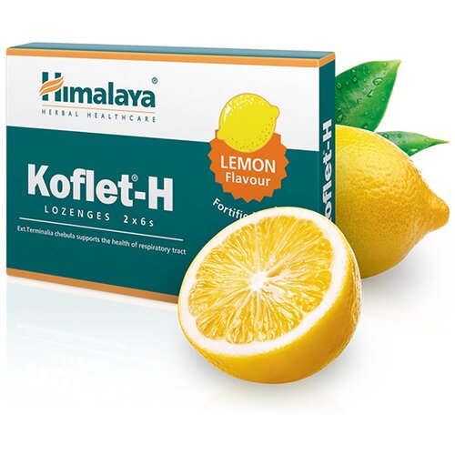 Himalaya Koflet H lozenge ukus limun 12 kom Slike