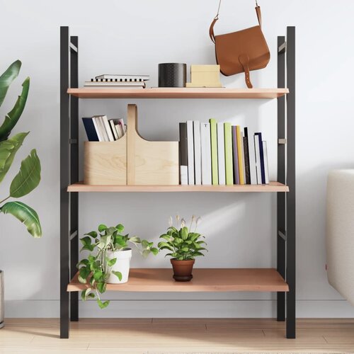  Zidna polica svjetlosmeđa 100x40x2 cm od obrađene hrastovine Slike