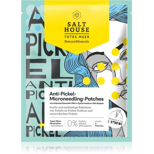 Salt House Natural Minerals Microneedling Anti-pimple Patches flasteri za problematičnu kožu lica protiv akni 6 kom Slike