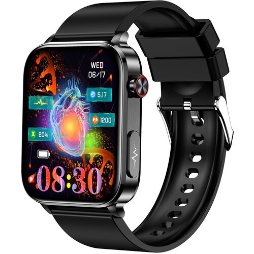 INF Pametna ura s srčnim utripom, monitor spanja, pedometer IP68, (21236393) Cene
