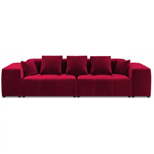 Cosmopolitan Design Crvena baršunasta sofa 320 cm Rome Velvet -