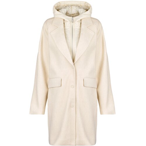 Only ONLBLOOM HOOD COAT CS Bež Slike