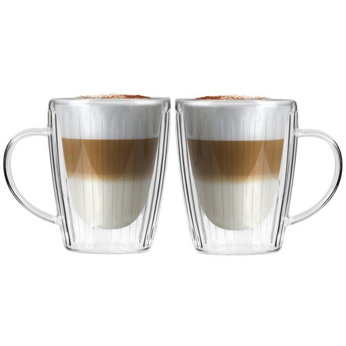 Vialli Design Staklene &amp;scaron;alice u setu 2 kom za cappuccino 250 ml Livio Duo &amp;ndash; Slike
