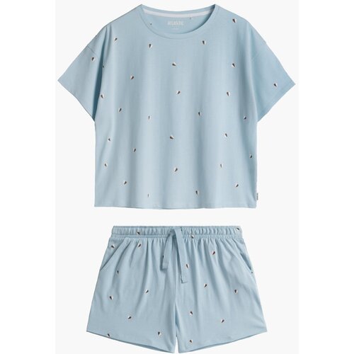 Atlantic Women&amp;#039;s pyjamas - light blue with print Slike
