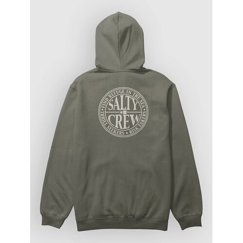 Salty Crew Global Jopa s kapuco dusty olive Slike