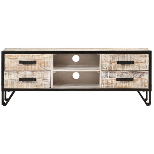 Maison Chic ormarić 110 x 30 x 41 cm od masivnog bagremovog drva Slike