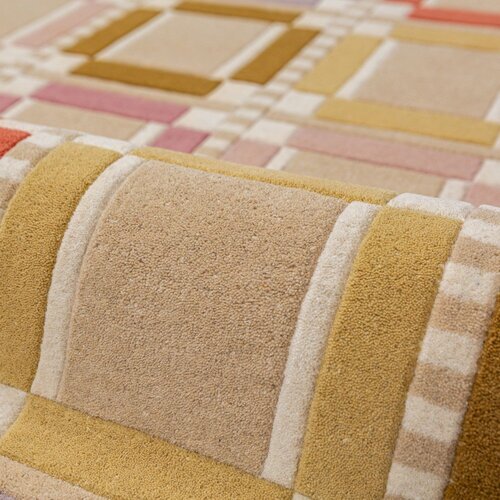 Flair Rugs Ročno tkana volnena preproga v naravni barvi 200x290 cm Quadro Wool &amp;ndash; Slike