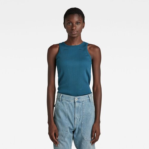 G-star Tank top - Engineered rib tank top blue Cijene