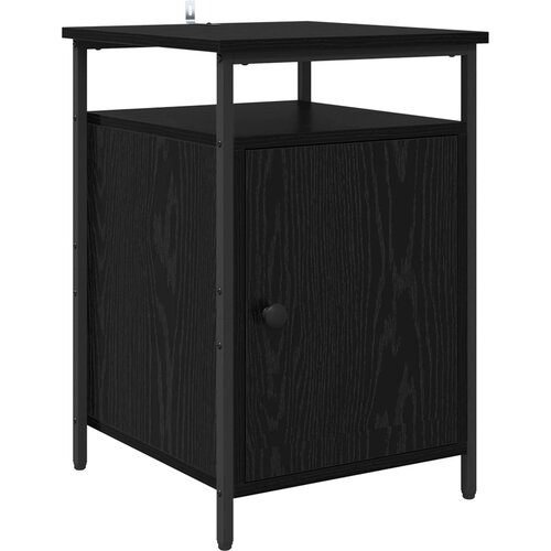  Noćni ormar Crni hrast 40 x 42 x 60cm Konstruirano drvo Slike
