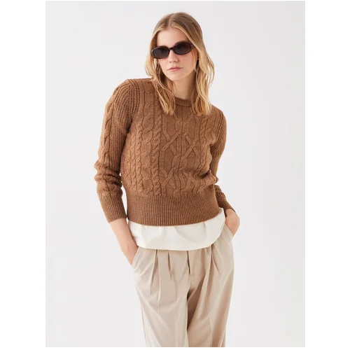 LC Waikiki Sweater as Brown