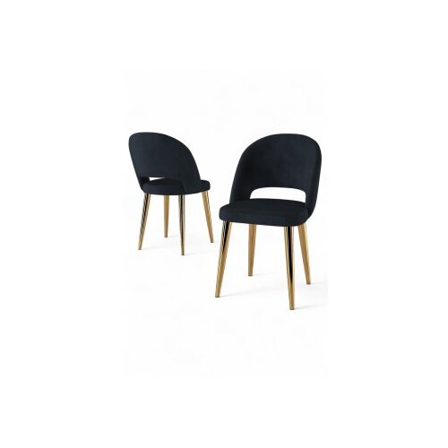 Hanah home set stolica (4 komada) pane anthracite gold Cene