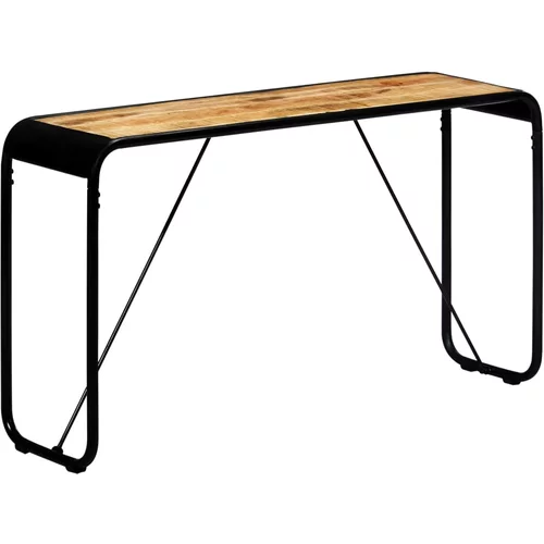 vidaXL Konzolni stol 140 x 35 x 76 cm od grubog masivnog drva manga