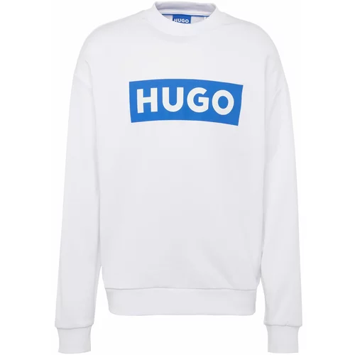 Hugo Blue Sweater majica 'Niero' kraljevsko plava / bijela