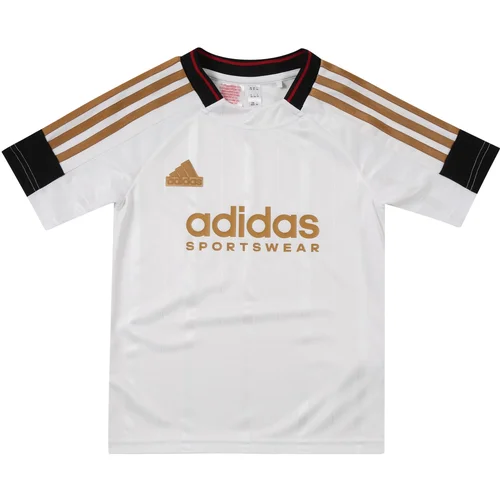 ADIDAS SPORTSWEAR Funkcionalna majica 'Tiro Nations' rjava / rdeča / črna / bela