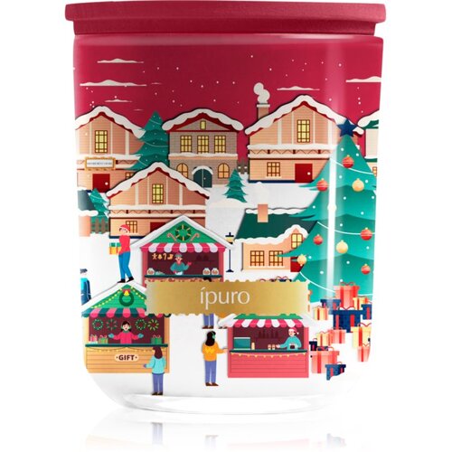 &amp;iacute;puro Christmas Town Velvet Almond di&amp;scaron;eča sveča s pokrovčkom 270 g Slike