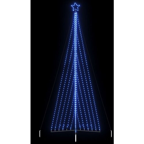 vidaXL LED božićno drvce 789 LED dioda plavo 476 cm Cijene