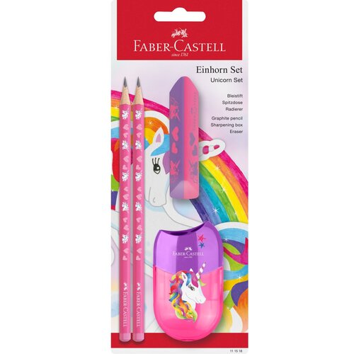 Faber-Castell svinčnik grafitni unicorn set 4/1 Cene