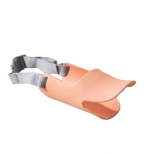 INF Nastavljiv mehak silikonski nagobčnik za pse, zračen in varen Pink M, (5000213030) Cene