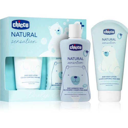 Chicco Natural Sensation Daily Care darilni set 0+ (za otroke od rojstva) Slike