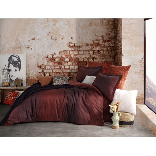 L'essentiel Maison Double Tamir set posteljine, 200x220 cm, Bordeaux Cijene