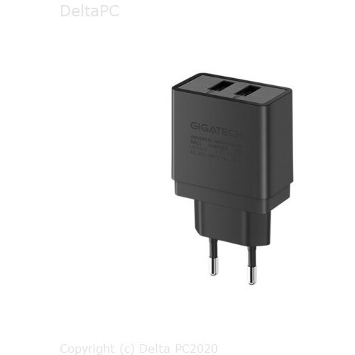 Univerzalni punjac za smartphone Gigatech W20 crni Slike