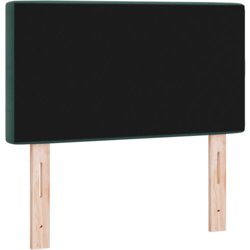  LED Uzglavlje s Kristalnim Dugmetom Zakovano Tamno Zelena 80 cm Bar&amp;scaron;un Slike