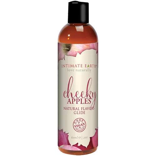 Intimate Earth Lubrikant s okusom - Natural Flavors Cheeky Apples, 60 ml