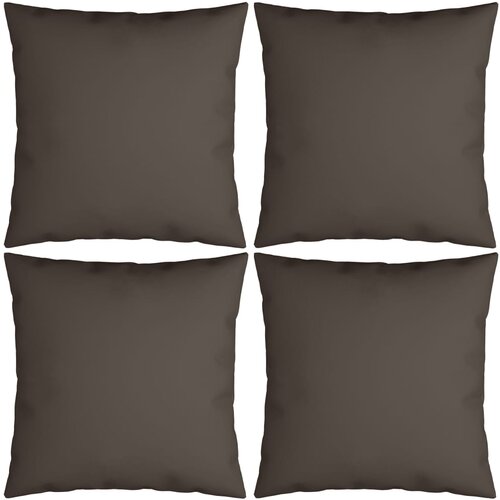 VidaXL Okrasne blazine 4 kosi taupe 60x60 cm blago Slike