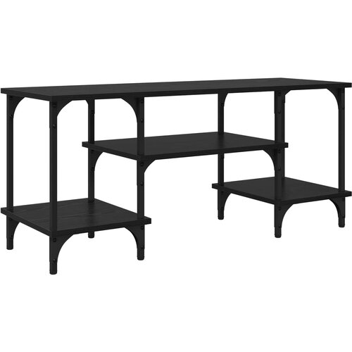  ormar Crni hrast 102 x 35 x 45,5 cm Obrađeno drvo i čelik Slike