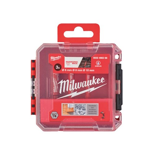 Milwaukee set dijamatskih burgija 3/1 4932498368 Cene